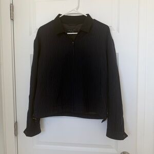 Rag & Bone Wool Navy Stripe Coach Jacket Size 6